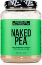 Nøgne Pea - Chokolade Peanut Butter Protein fra amerikanske og canadiske gårde, Økologisk Kakao, Økologisk kokossukker - Ingen GMO, Ingen soja, og Gluten Free, Aid Growth and Recovery - 21 Tjenester