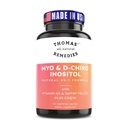 Thomas 'all- Natural Remedies Myo Inositol Supplement & D- Chiro Inositol Blend Supplement med Folate og vitamin D3, 40 til 1 Ratio, Non- GMO, Ingen Fillers, CoQ10, 90 Vegankapsler