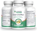 Logos Nutritionals- Lever CS Plus- 60 Kraftfuld Lever Detox Formel Veggie Caps- Stigende Glutathion og sænkende oxiderende stress.