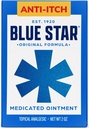 Blue Star Anti- Itch medicineret salve 2 oz (pakke 4) VJC # Re
