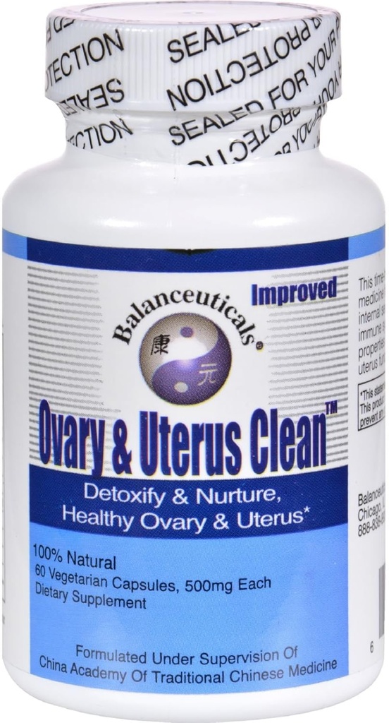 Bisppi Balanceuticals ovarier og Uterus Clean - 500 mg - 60 kapsler