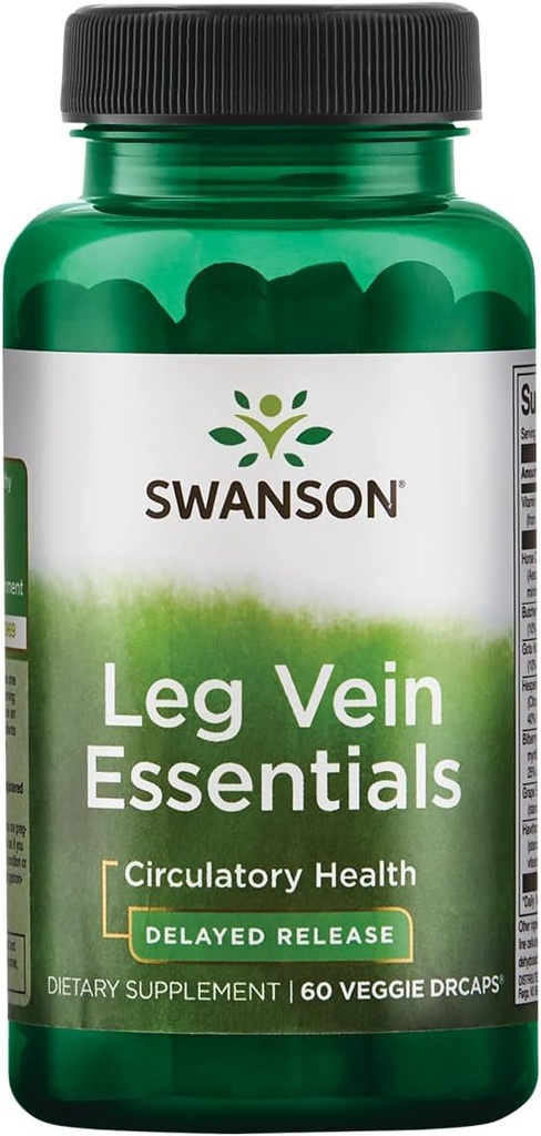 Swanson Ben Vein Essentials - Forsinket udgivelse - 60 Veg kapsler