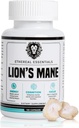 Lions Mane Mushroom Cognition Capsules (120 Greve) - Mushroom Powder Lions Mane Extract - Brain Vitaminer - Cognition - Focus Supplement