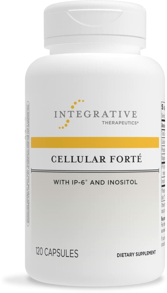 Integrative Therapeutics Cellular Forte - Inositol supplement til immunsystemet og Cell Health Support * - Indeholder IP- 6 - Vegan, Gluten- Free & Dairy- Free - 120 kapsler (60 Servere)