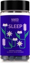 Nøgen søvn - GABA L Theanine Natural Sleep Aid - Lemon Balm, Lavendel, og Melatonin for forbedret afslapning og søvn kvalitet - Glutenfri og vegetar - 30 kapsler