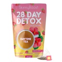 SkinnyBoost 28 Dag Detox Daytime Tea -HIBISCUS BERRY (28 Tea Tasker) Understøtter Metabolisme Boost, Detox, Alle naturlige, ikke GMO, Vegan, Keto Friendly