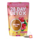 SkinnyBoost 28 Dag Detox Daytime Tea -HIBISCUS BERRY (28 Tea Tasker) Understøtter Metabolisme Boost, Detox, Alle naturlige, ikke GMO, Vegan, Keto Friendly