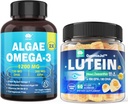 Sugar Free Lutein 20mg 40mg + Vegan Omega 3 DHA EPA