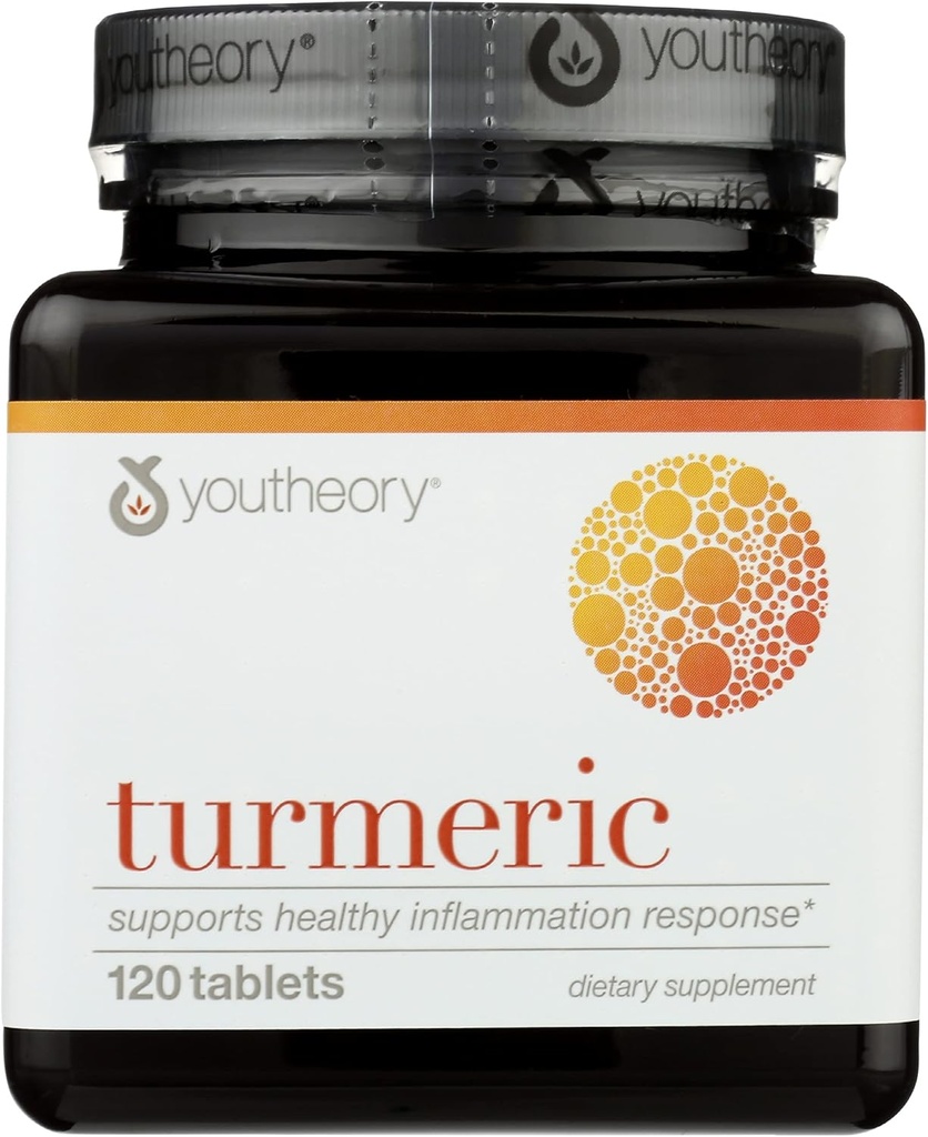 Youtory gurkemeje Avanceret Kosttilskud, understøtter sund inflammation Response, 120 tabletter