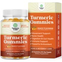 Gurkemeje Curcumin immunsupport Gummies - Immunbooster Gurkemeje til fælles støtte og avanceret hudpleje - med sort peber fælles supplement Gummy vitaminer med curcumin pulver
