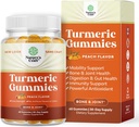 Gurkemeje Curcumin immunsupport Gummies - Immunbooster Gurkemeje til fælles støtte og avanceret hudpleje - med sort peber fælles supplement Gummy vitaminer med curcumin pulver