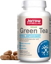 Jarrow Formulas Green Tea Herbal Antioxidant 500 mg, Kosttilskud, Kardiovaskulær og immun sundhed, 100 kapsler, 100 dages forsyning
