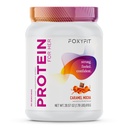 FoxyFit Protein for Her, Caramel Mocha Whey Protein Powder with CLA and Biotin for a Healthy Glow (1.85 lbs)