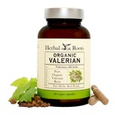 Urteudtræk Pure Organic Valerian Root Capsules - 900 mg - Non- Habit Danning uden melatonin, Non- GMO - 60 Grev Vegan Capsules, Urteudtræk