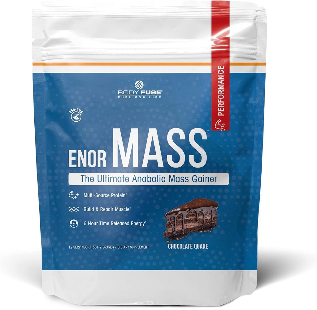 EnorMass Chocolate Quake Buddy 124; Vægt Gainer & Muscle Builder Buddy 124; 500 Cal pr Servering