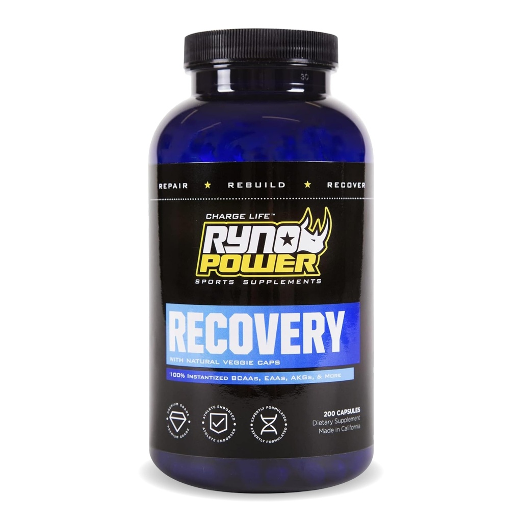 Ryno Power Recovery Post- workout supplement kapsler (33 Servere)