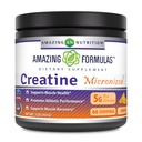 Amazing Formulas Mikronised Creatin Monohydrat Powder Supplement- 124; 5000 mg Per Serving - 124; Ideal Pre & Post Workout Supplement- 124; Made in USA (1 LB, Orange)