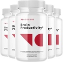 NOO- Cube Brain Productivity Pills Cognitive Enhancer Pills, Brain Productivity Supplement, 300 Count (pakke med 5)