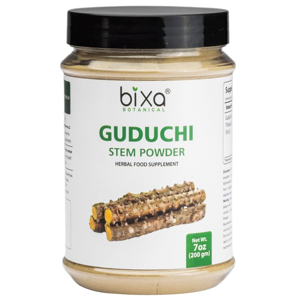 bixa BOTANITIC Guduchi Powder szág 124; Giloy szág 124; Tinospora Cordifolia szág 124; 200 mormer / 7 OZ szág 124; Ayurvedic Herbal Supplement for Immunity Support