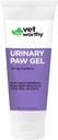 Vet Worthy Urin Paw Gel til katte - Kat supplement til støtte sund urinveje og Brege Sundhed - Feline tillæg med Cranberry Extract, L- Lysin og C-vitamin - Salmon Flavor, 3oz