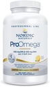 Nordic Naturals ProOmega, Lemon Flavor - 180 Soft Gels - 1280 mg Omega-3 - Højpotens Fish Oil med EPA & DHA - fremmer hjerne, øje, hjerte, og immunforsvar - non-GMO - 90 Servering
