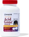 STOR syre Borte Ekstra styrke Antacida tyggetabletter - Anti- syre Relief - Syre Retlux medicin for voksne - Opsat Mave, Syre fordøjelsesbesvær, og Heartburn Relief - Long- Lasting - 100 Tæl