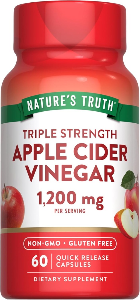 Nature 's Truth Apple Cider Vincils Capsules Name 124; 1200mg