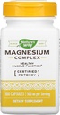 Nature 's Way Premium Magnesium Complex Supplement, 500 mg per servering, 100 kapsler