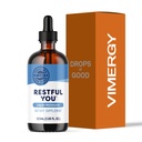 Vimergy Melatonin 5 mg - Natural Sleep Aid - Sleep Supplement - Hjælper dig med at falde hurtigere og blive længere - Non-GMO, Gluten- Free, Kosher, Soy- Free, Vegan, Paleo (115 ml)