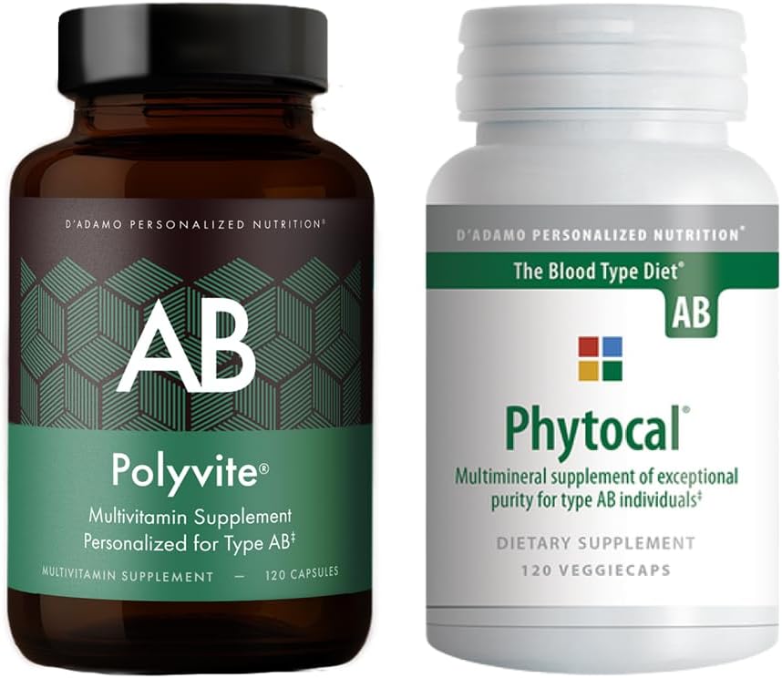 D 'Adamo Personaliseret Nutrition - Optimal Health Stack (blodtype AB)