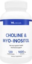 ML Naturals Cholin & Myo- Inositol 120 Vegetabilske kapsler, NSF- Certificeret & cGMP- Compliant