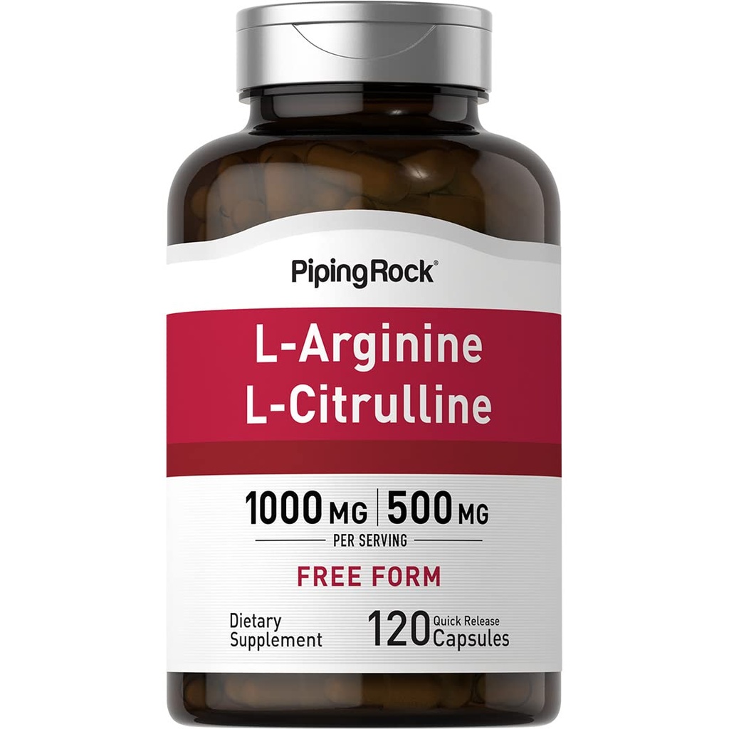 Piping Rock L- Arginin L- Citrullin Supplement 1500 mg