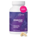 Mikrobiome Labs Zenbiome Sleep - L Theanin supplement med Lemon Balm Extract & Probiotika med Bifidobacterium Longum - Hjælp Sothe Gut- Brain Axis ved sengetid (30 kapsler)