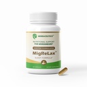 MigReLax - Doctor Formuleret Migræne Relief Kosttilskud - Sove & Afslapning Støtte med Valerian, Lemon Balm, Passion Flower, Humle - Migræne Supplement for kvinder & mænd - Migræne Hovedpine Støtte