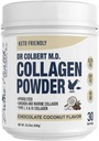Dr. Colbert, MD Hydrolyzed Collagen Pulver • 124; Chokolade Kokosnød • 124; af guddommelig sundhed • 124; Type I, II, III • Kollagen • 124; Support Sunde hår, hud, negle og joints • 124; Keto Zone • 124; 630g • 124; 30