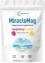 MiracleMag Calm Magnesium Powder, 1lb Mex124; Magnesium Citrate Supplement; 124; Sweet Raspberry Lemon Flavored Mex124; Calm & Relaxation Mineral Support Mex124; Nemt Absorberet Ionic Magnesium Mex124; Non- GMO, Vegan, Sugar Free