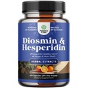 Diosmin Hesperidin 1000mg Complex for voksne - Bitter Orange Supplement for Varicose Veins Support, Leg & Feet Blood Health - Diosmin & Hesperidin Kosttilskud fra Citrus Aurantium - 60 Greve