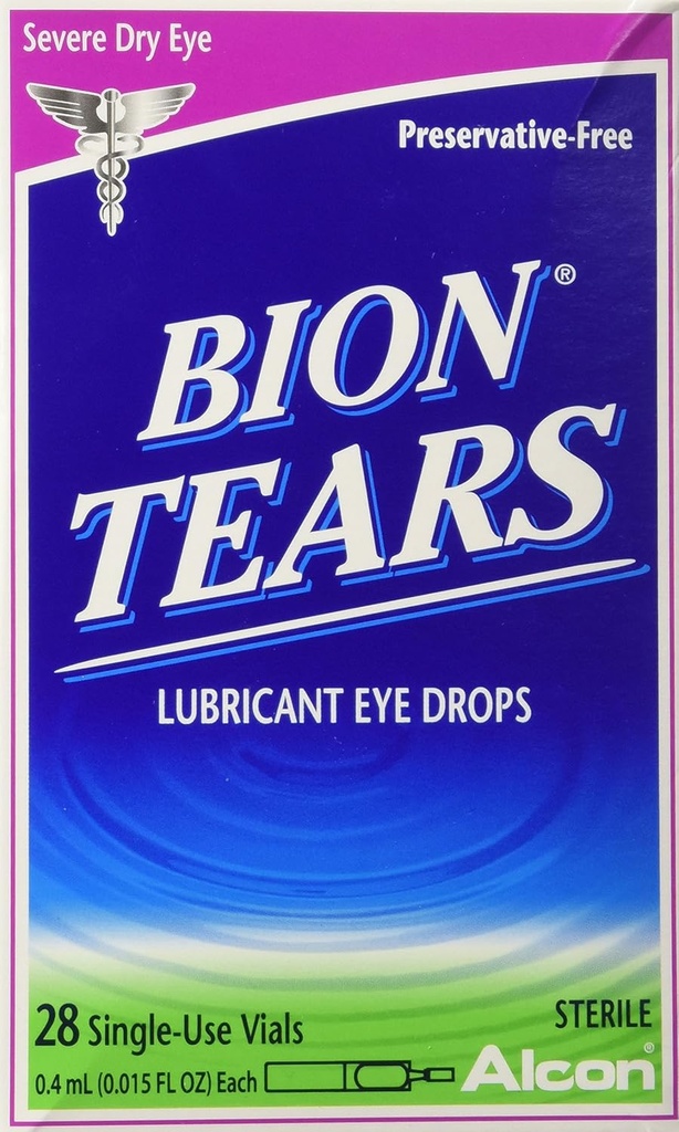 Alcon Bion Tears Single- Use Hætteglas, 28 Greve