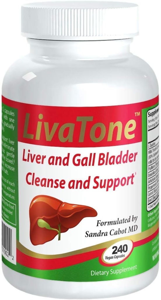 Lever og galdeblære rense - Dr. Formuleret lever rense og Detox piller, mælk tidsel & antioxidanter (240 kapsler)