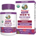 MaryRuth Organics Herre Vitamin Gummy Budding- 124; USDA Budding- 124; Vegan- 124; Daglige Multivitaminer til immunsupport- 124; Non- GMO - 124; Gluten Free - 124; 60 Greve