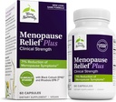 Terry naturligt Menopause Relief Plus - Menopause symptom supplement - supplement til støtte mod lejlighedsvis træthed & nat sveder - supplement med Rhodiola & Black Cohosh - 60 kapsler