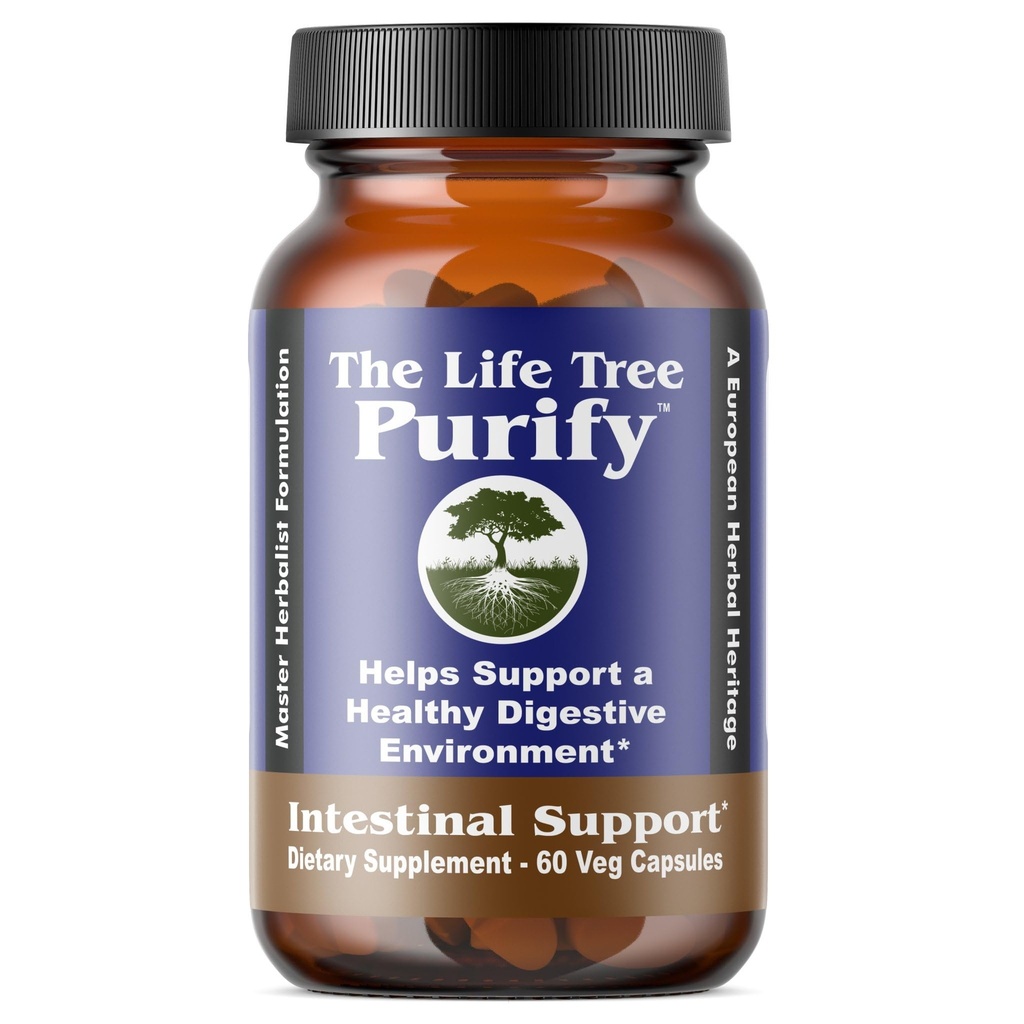 Rensning - Certificeret Organic Advanced Intestinal Support og mikrobiel rengøring for mennesker og kæledyr - Indeholder ingen ormwood - 60 Veg Capsule Formulering.