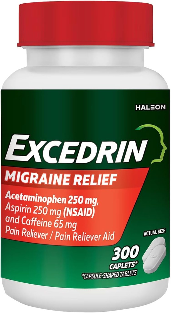 Undtagelse Migraine Relief - 300 Tæl
