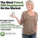 DIM supplement, 300 mg Diindolylmethan Plus Broccoli Frø Extract Pills, Vegan Non- GMO, 60 Kapsler Budding124; Lavet i USA