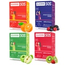 Glucose SOS Glucose pakker med naturlige Dextrose, Fast- Absorption, der Straks opløses i din mund med ingen vand påkrævet, 4 Flavor Variety 24 Serveringer