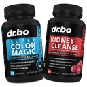 Colon Cleanser Detox & Nyre Rengøring - 15 dag Colon Rengøring piller Probiotisk & Nyre Detox Support Cranberry - Tågebevægelse Kosttilskud til Intestinal Mave Bloating Gut & Nyrer