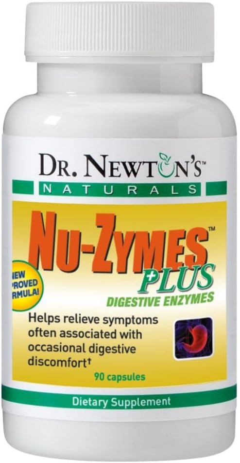Dr. Newtons Naturals Nu- Zymes Plus fordøjelige enzymer 90 Vegetariske kapsler