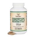 Cordyceps Kapsler (Cordyceps Sinensis Mushroom Extract) 210 Greve, 3,5 Måned Supply, 1.000MG (7% polysaccharider med Alpha og Beta Glucans) Samlet og Aging Support by Double Wood