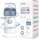 Nasal Irrigator med Gental Spray - Ultra Fine Mist - Vanding for Sinus Relief - Næserenere Aspirations System - Vandtæt
