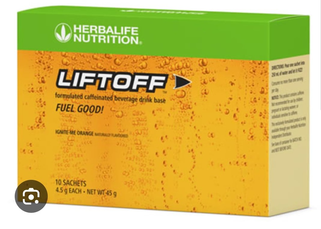 Herbalife Nutrition LIFTOFF Energy Stick Packs-Lemon- Lime Blast - Instant Drink for Natural Boost of Energy, Clears Minds, Forbedrer koncentrationen, 30 Greve (30 Pakker), Green Lemon- Lime Blast